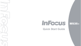 Infocus M535+ Quick start guide
