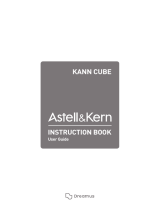 iRiver Astell & Kern Kann Cube User manual