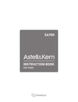 iRiver Astell & Kern SA700 User manual