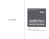 iRiver XB10 Operating instructions