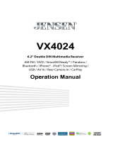 Jensen VX-4024 User manual