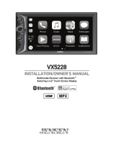 Jensen VX-5228 Installation Owner's manual