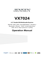 Jensen VX-7024 User manual