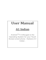 Karbonn A1 Indian User guide