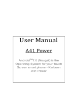Karbonn A41 Power User guide