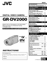 JVC GR-DV2000U Owner's manual