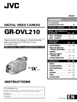JVC GR-DVL210 User manual