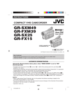 JVC GR-SX25 Owner's manual