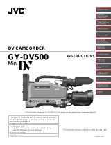 JVC GY-DV500 User guide