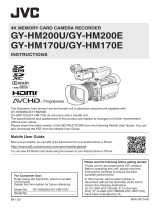 JVC GY-HM170E Owner's manual