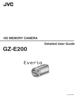 JVC Everio GZ-E200 User guide