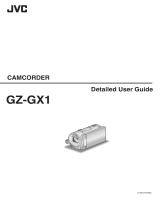 JVC GZ-GX1 User guide