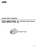 JVC GZ-MG750BE Everio User manual