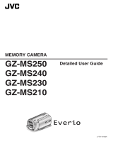 JVC Everio GZ-MS250 User manual