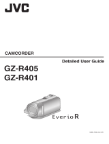 JVC GZ-R401 User guide