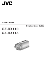 JVC GZ-RX110 User guide