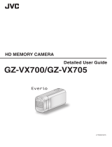 JVC GZ-VX705 User guide