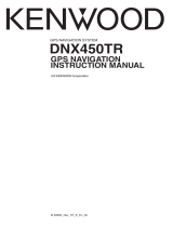 Kenwood DNX 450 TR GPS Navigation System User manual