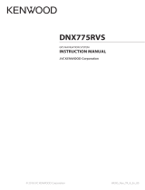 Kenwood DNX 775 RVS GPS Navigation System Operating instructions