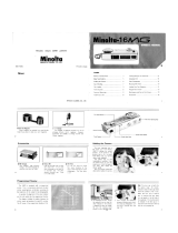 Minolta 16 MG User manual