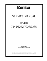 KONICA 7145 User manual