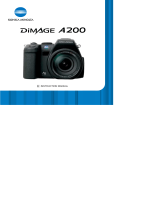 Konica Minolta DIMAGE A200 User manual