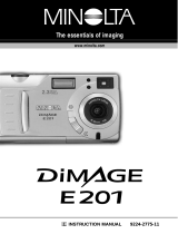 Minolta DiMAGE E201 User manual