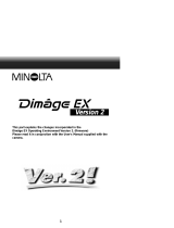 Minolta DIMAGE EX - VERSION 2 User manual