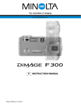 Minolta DiMAGE F300 Operating instructions