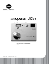 Minolta Dimage X21 User manual