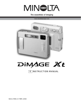 Minolta Dimage Dimage Xt User manual