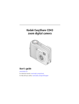 Kodak CD43 User manual