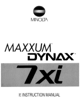 Minolta Maxxum 7Xi User guide