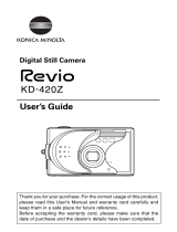 Minolta Revio KD-420Z User manual