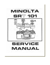 Minolta SR-T 101 User manual