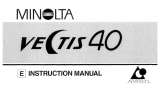 Minolta VECTIS 40 Operating instructions