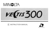 Minolta Vectis 300 User manual
