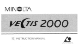 Minolta VECTIS 2000 User manual