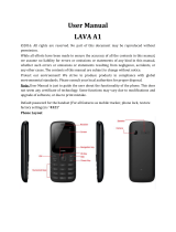 Lava A A1 Owner's manual