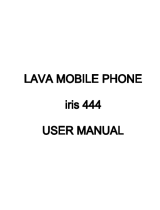 Lava Iris Iris 444 User manual
