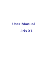 IRIS X1 User manual