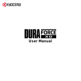 KYOCERA DuraForce XD T-Mobile User manual