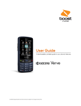 KYOCERA Verve Boost Mobile User manual
