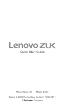 Lenovo Zuk Z1 Owner's manual