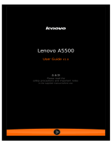 Lenovo IdeaTab A8-50 User guide