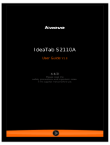 Lenovo IdeaTab S2110A User manual