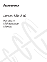 Lenovo Miix Series User Miix 2 10 User manual