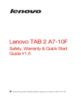 Lenovo Tab Series UserTab 2 A7-10F