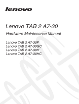 Lenovo TAB 2 A7-30 series User manual