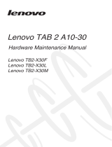 Lenovo Tab Series User Tab 2 A10-30 User manual